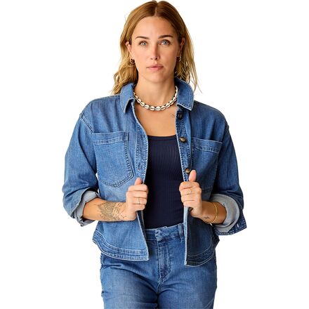 (取寄) カーヴ デザイン レディース フローラ デニム シャケット - ウィメンズ Carve Designs women Flora Denim Shacket - Women's Magnolia