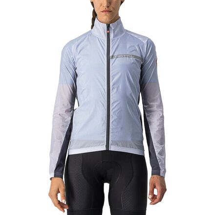 (取寄) カステリ レディース スクアドラ ストレッチ ジャケット - ウィメンズ Castelli women Squadra Stretch Jacket - Women\'s Silver Gray/Dark Gray