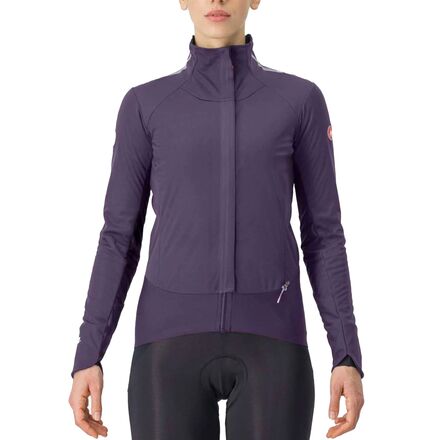 (取寄) カステリ レディース アルファ ドッピオ ロース ジャケット - ウィメンズ Castelli women Alpha Doppio RoS Jacket - Women's Night Shade/Orchid Petal/Silver Gray