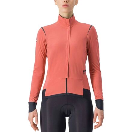 (取寄) カステリ レディース アルファ フライト ロース ジャケット - ウィメンズ Castelli women Alpha Flight RoS Jacket - Women's Mineral Red/Black Reflex/Black