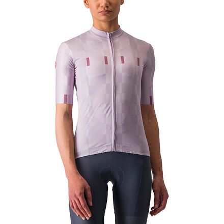 (取寄) カステリ レディース ディメンション ジャージ - ウィメンズ Castelli women Dimensione Jersey - Women's Purple Mist/Deep Purple