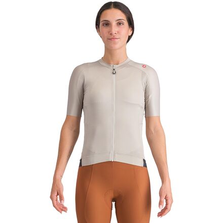 (取寄) カステリ レディース エスプレッソ ジャージ - ウィメンズ Castelli women Espresso Jersey - Women's Silver Moon/Dark Gray