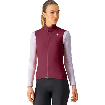 (取寄) カステリ レディース エスプレッソ ベスト - ウィメンズ Castelli women Espresso Vest - Women's Deep Bordeaux