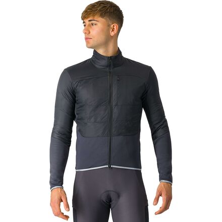 (取寄) カステリ メンズ アンリミテッド ジャケット - メンズ Castelli men Unlimited Jacket - Men's Light Black/Dark Gray