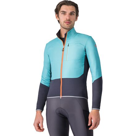(取寄) カステリ メンズ アンリミテッド ジャケット - メンズ Castelli men Unlimited Jacket - Men's Pool Blue/Dark Gray