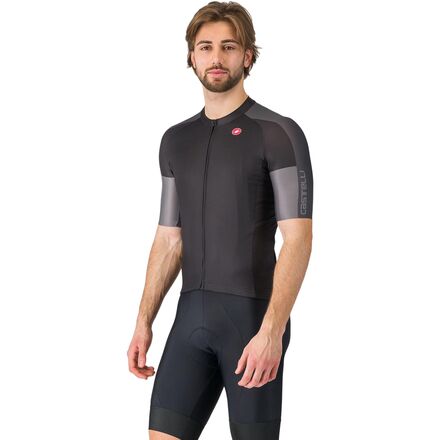 (取寄) カステリ メンズ エントラータ 6 ショートスリーブ ジャージ - メンズ Castelli men Entrata 6 Short-Sleeve Jersey - Men's Light Black/Dark Gray/Smoky Gray