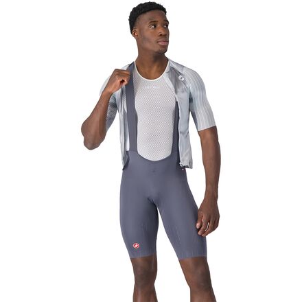 (取寄) カステリ メンズ フリー エアロ レース S ビブ ショート - メンズ Castelli men Free Aero Race S Bib Short - Men's Smoky Gray