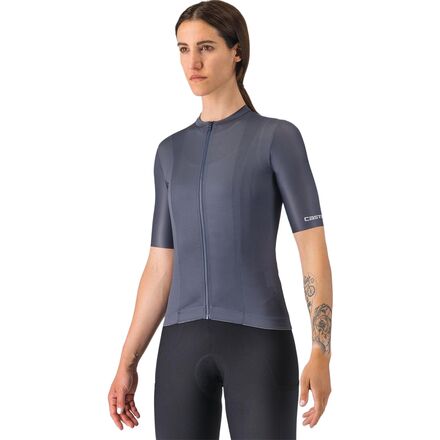 (取寄) カステリ レディース アンリミテッド ショートスリーブ ジャージ - ウィメンズ Castelli women Unlimited Short-Sleeve Jersey - Women\'s Twilight Blue