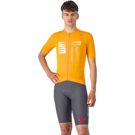(取寄) カステリ メンズ エスプレッソ R-A/D ビブ ショート - メンズ Castelli men Espresso R-A/D Bib Short - Men's Smoky Gray