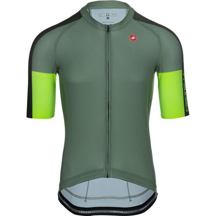 (取寄) カステリ メンズ エントラータ 6 リミテッド エディション ジャージ - メンズ Castelli men Entrata 6 Limited Edition Jersey - Men's Green Pepper/Deep Green/Electric Lime｜ジェットラグ店