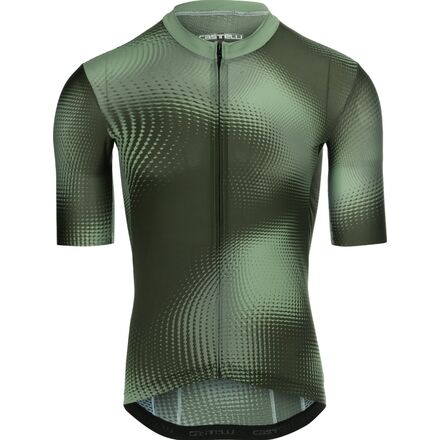 (取寄) カステリ メンズ リミテッド エディション ジャージ - メンズ Castelli men Vortice Limited Edition Jersey - Men's Green Pepper/Tonal Green Pepper/Deep Green｜ジェットラグ店