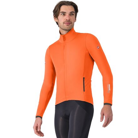 (取寄) カステリ メンズ アルファ 150 ジャケット - メンズ Castelli men Alpha 150 Jacket - Men's Brilliant Orange/Dark Gray｜ジェットラグ店