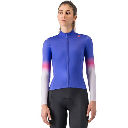 (取寄) カステリ レディース コーソ サーマル ジャージ - ウィメンズ Castelli women Corso Thermal Jersey - Women\'s Ultraviolet/Purple Mist/Violet Pink