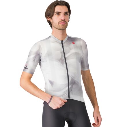 (取寄) カステリ メンズ #ジロ エスプレッソ ジャージ - メンズ Castelli men #GIRO Espresso Jersey - Men's Grigio Multicolore