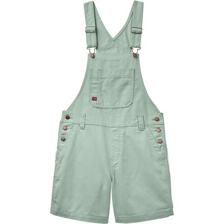 (取寄) ディッキーズ レディース ビブ ショートール - ウィメンズ Dickies women Bib Shortall - Women's Iceberg Green