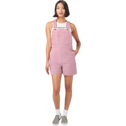 (取寄) ディッキーズ レディース ダック キャンバス ショート ビブ - ウィメンズ Dickies women Duck Canvas Short Bib - Women's Lilas
