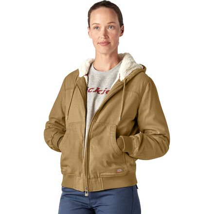 (取寄) ディッキーズ レディース シェルパ ダック ボンバー - ウィメンズ Dickies women Sherpa Duck Bomber - Women's Rinsed Nubuck|ジェットラグ店