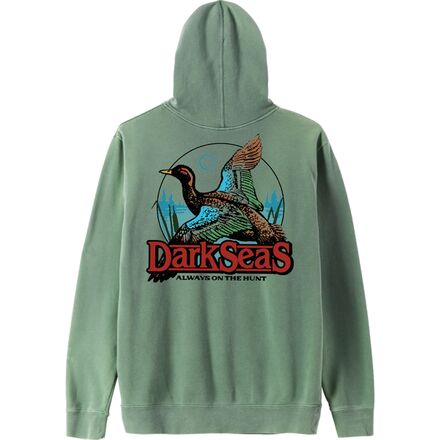 (取寄) ダークシーズ メンズ ダック ポンド フリース ブーディ - メンズ Dark Seas men Duck Pond Fleece Hoodie - Men's Alpine Green|ジェットラグ店