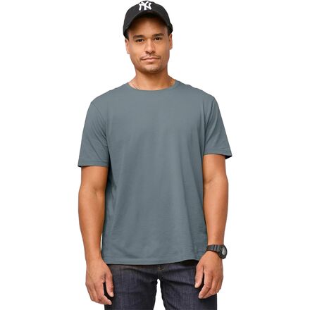 (取寄) デュア メンズ T-シャツ - メンズ DU/ER men PurePima T-Shirt - Men's Stone Blue