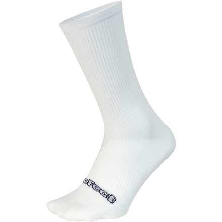 (取寄) デフィート エボ 8インチ ディスラプター ソック DeFeet Evo 8in Disruptor Sock White