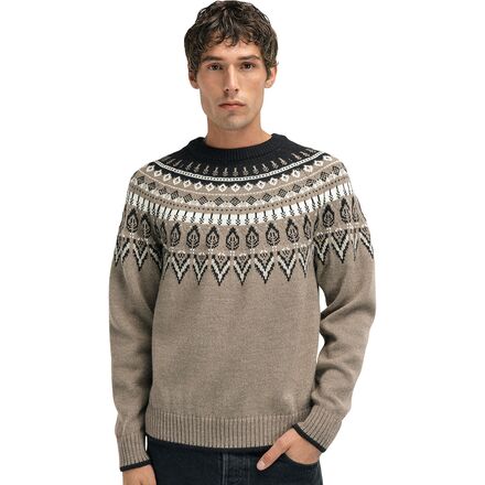 (取寄) ダーレオブノルウェー メンズ スーラ セーター - メンズ Dale of Norway men Sula Sweater - Men's Coffee/Sand/Off White｜ジェットラグ店 46,770円