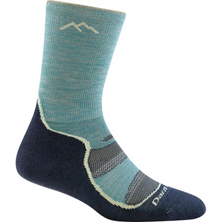 (取寄) ダーンタフ レディース ライト ハイカー ミクロ クルー ライト クッション ソック - ウィメンズ Darn Tough women Light Hiker Micro Crew Light Cushion Sock - Women's Aqua