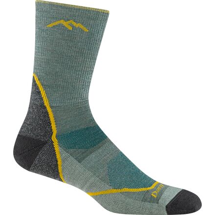 (取寄) ダーンタフ メンズ ライト ハイカー ミクロ クルー ライト クッション ソック - メンズ Darn Tough men Light Hiker Micro Crew Light Cushion Sock - Men's Seafoam