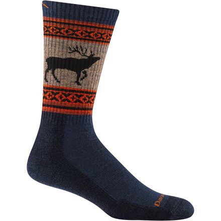 (取寄) ダーンタフ メンズ ヴァングリズル ブーツ ミッドウエイト + クッション ソック - メンズ Darn Tough men VanGrizzle Boot Midweight + Cushion Sock - Men's Eclipse｜ジェットラグ店