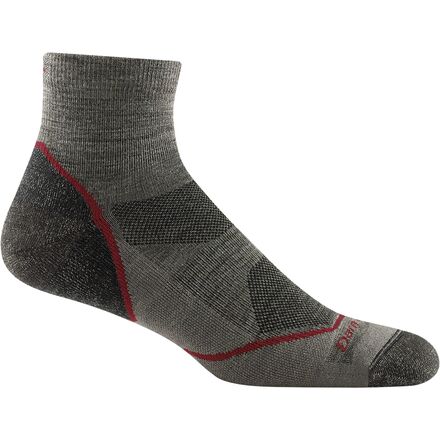 (取寄) ダーンタフ ライト ハイカー 1/4 ライトウェイト クッション ソック Darn Tough Light Hiker 1/4 Lightweight Cushion Sock Taupe｜ジェットラグ店