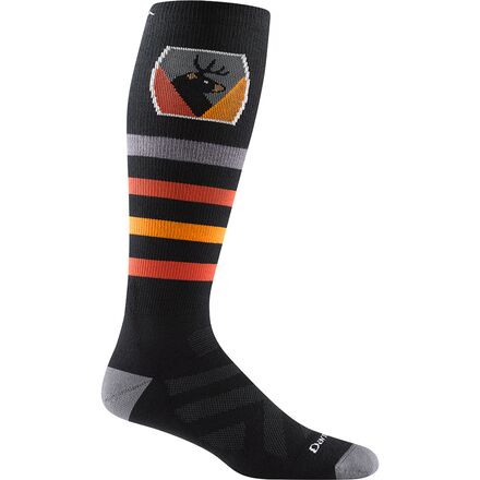 (取寄) ダーンタフ ビア バッジ サーモライト Otc ミッドウエイト クッション ソック Darn Tough Beer Badge Thermolite OTC Midweight Cushion Sock Black