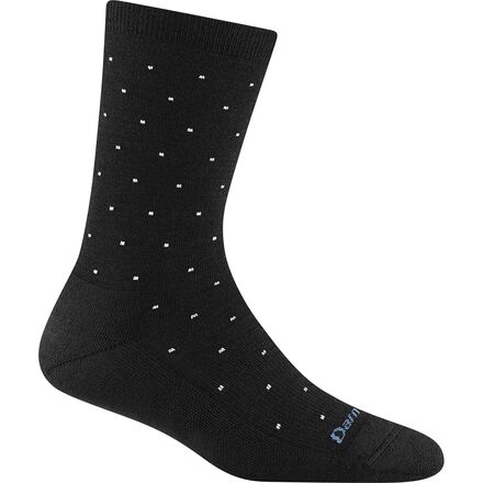 (取寄) ダーンタフ レディース ピン ドロップ クルー ライトウェイト クッション ソック - ウィメンズ Darn Tough women Pin Drop Crew Lightweight Cushion Sock - Women's Black
