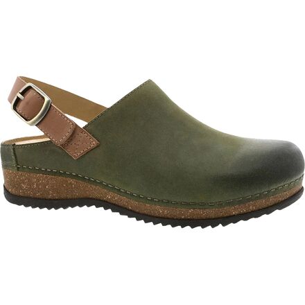 (取寄) ダンスコ レディース メリン クロッグ - ウィメンズ Dansko women Merrin Clog - Women's Olive Burnished Suede