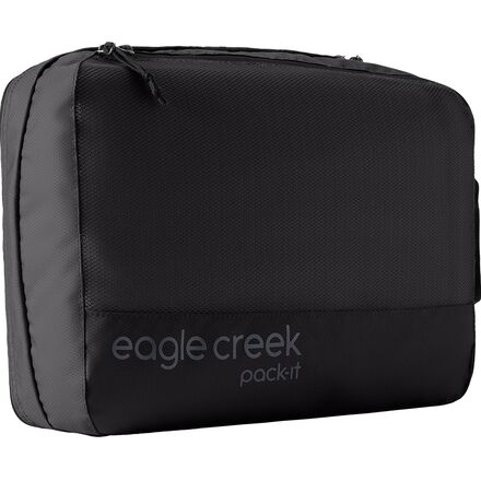(取寄) イーグルクリーク パック-イット リビール クリーン/ダーティ ミディアム 15L キューブ Eagle Creek Pack-It Reveal Clean/Dirty Medium 15L Cube Black|ジェットラグ店