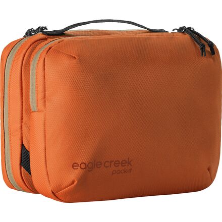 (取寄) イーグルクリーク パック-イット リビール トリフォールド トイレタリー キット Eagle Creek Pack-It Reveal Trifold Toiletry Kit Mandarin