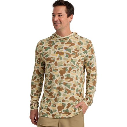 (取寄) フリーフライ メンズ ライトウェイト ブーディ - メンズ Free Fly men Lightweight Hoodie - Men's Vintage Camo
