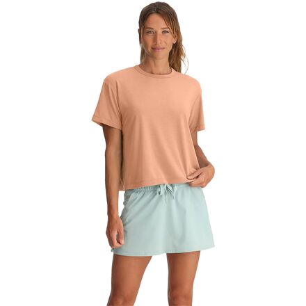 (取寄) フリーフライ レディース エレベート ライトウェイト T-シャツ - ウィメンズ Free Fly women Elevate Lightweight T-Shirt - Women's Light Coral|ジェットラグ店