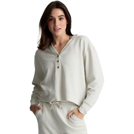 (取寄) フリーフライ レディース ワッフル ロング-スローブ ヘンリー トップ - ウィメンズ Free Fly women Waffle Long-Sleeve Henley Top - Women\'s Birch｜ジェットラグ店