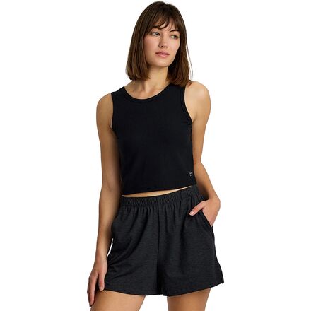 (取寄) フリーフライ レディース リブド タンク トップ - ウィメンズ Free Fly women Ribbed Tank Top - Women's Black