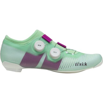 (取寄) フィジーク ベガ カーボン サイクリング シューズ Fi'zi:k Vega Carbon Cycling Shoe Mint Green/Purple|ジェットラグ店
