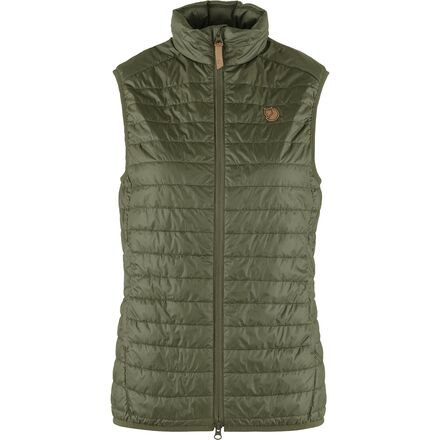 (取寄) フェールラーベン レディース アビスコ パッテッド ベスト - ウィメンズ Fjallraven women Abisko Padded Vest - Women's Laurel Green