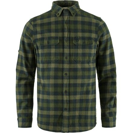 (取寄) フェールラーベン メンズ スコーグ シャツ - メンズ Fjallraven men Skog Shirt - Men's Deep Forest/Laurel Green