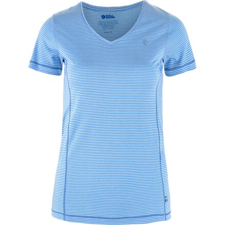 (取寄) フェールラーベン レディース アビスコ クール T-シャツ - ウィメンズ Fjallraven women Abisko Cool T-Shirt - Women's Ultramarine|ジェットラグ店