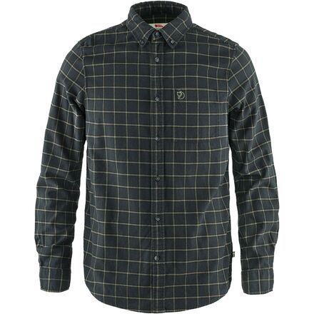 (取寄) フェールラーベン メンズ フランネル シャツ - メンズ Fjallraven men Ovik Flannel Shirt - Men's Dark Grey｜ジェットラグ店