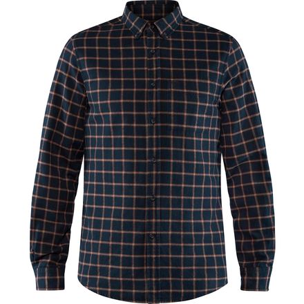 (取寄) フェールラーベン メンズ フランネル シャツ - メンズ Fjallraven men Ovik Flannel Shirt - Men's Dark Navy｜ジェットラグ店 33,380円