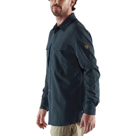 (取寄) フェールラーベン メンズ アビスコ トレッキング シャツ - メンズ Fjallraven men Abisko Trekking Shirt - Men's Dark Navy｜ジェットラグ店 29,582円