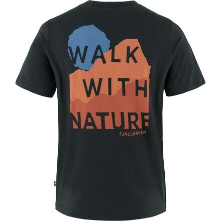 (取寄) フェールラーベン レディース ネイチャー T-シャツ - ウィメンズ Fjallraven women Nature T-Shirt - Women's Black