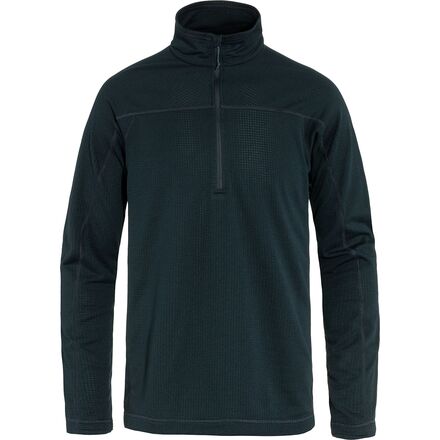 (取寄) フェールラーベン メンズ アビスコ ライト フリース 1/2-ジップ - メンズ Fjallraven men Abisko Lite Fleece 1/2-Zip - Men's Dark Navy