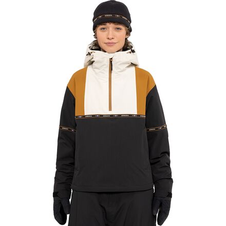 (取寄) アルマダ レディース マダケット 2l インサレーテッド アノラック ジャケット - ウィメンズ Armada women Madaket 2L Insulated Anorak Jacket - Women's Golden Brown/Black/Cream