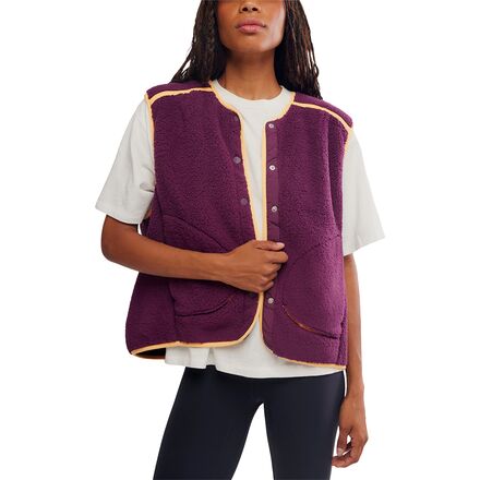 (取寄) エフピー ムーブメント レディース マウンテン ハイ ベスト - ウィメンズ FP Movement women Mountain High Vest - Women's Black Cherry