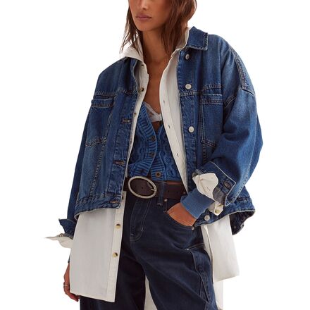 (取寄) フリーピープル レディース オパール スイング デニム ジャケット - ウィメンズ Free People women Opal Swing Denim Jacket - Women's Got The Blues